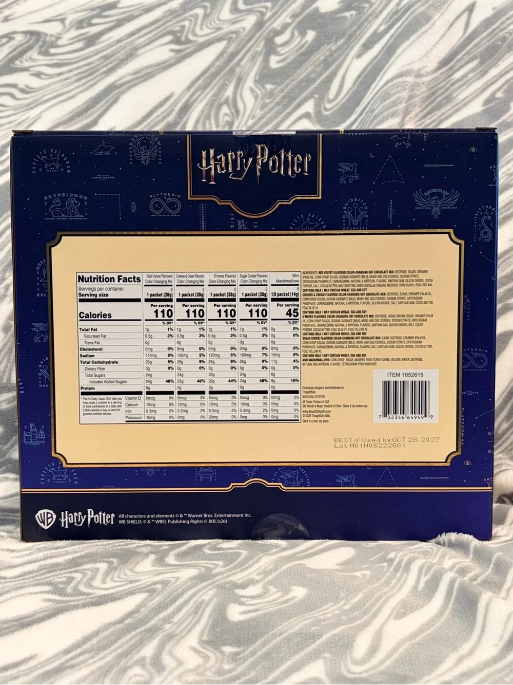 Harry Potter Color Changing Hot Cocoa Gift Set New In Box